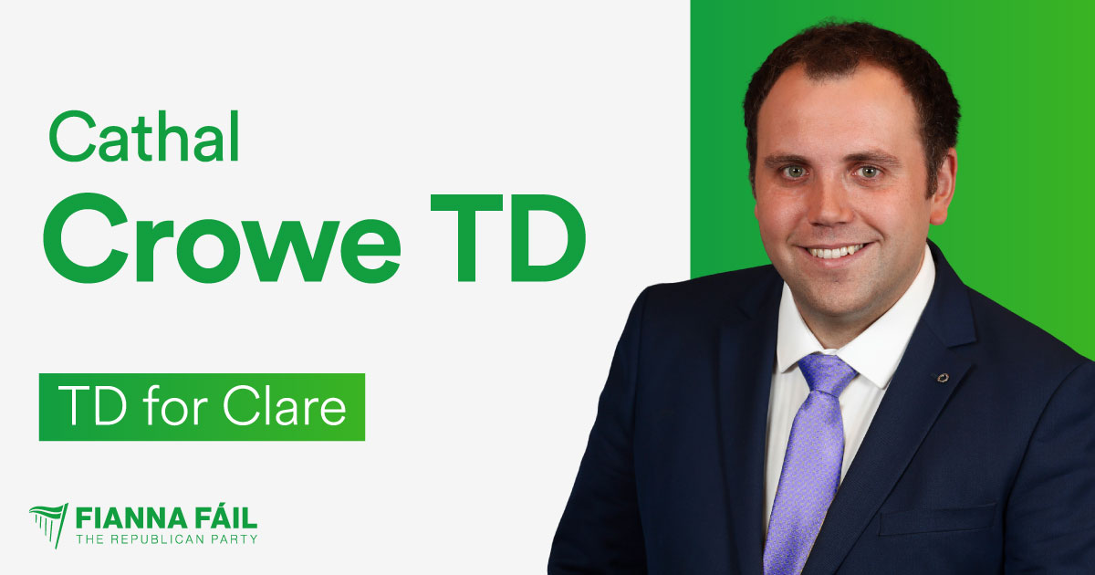 Cathal Crowe TD for Clare