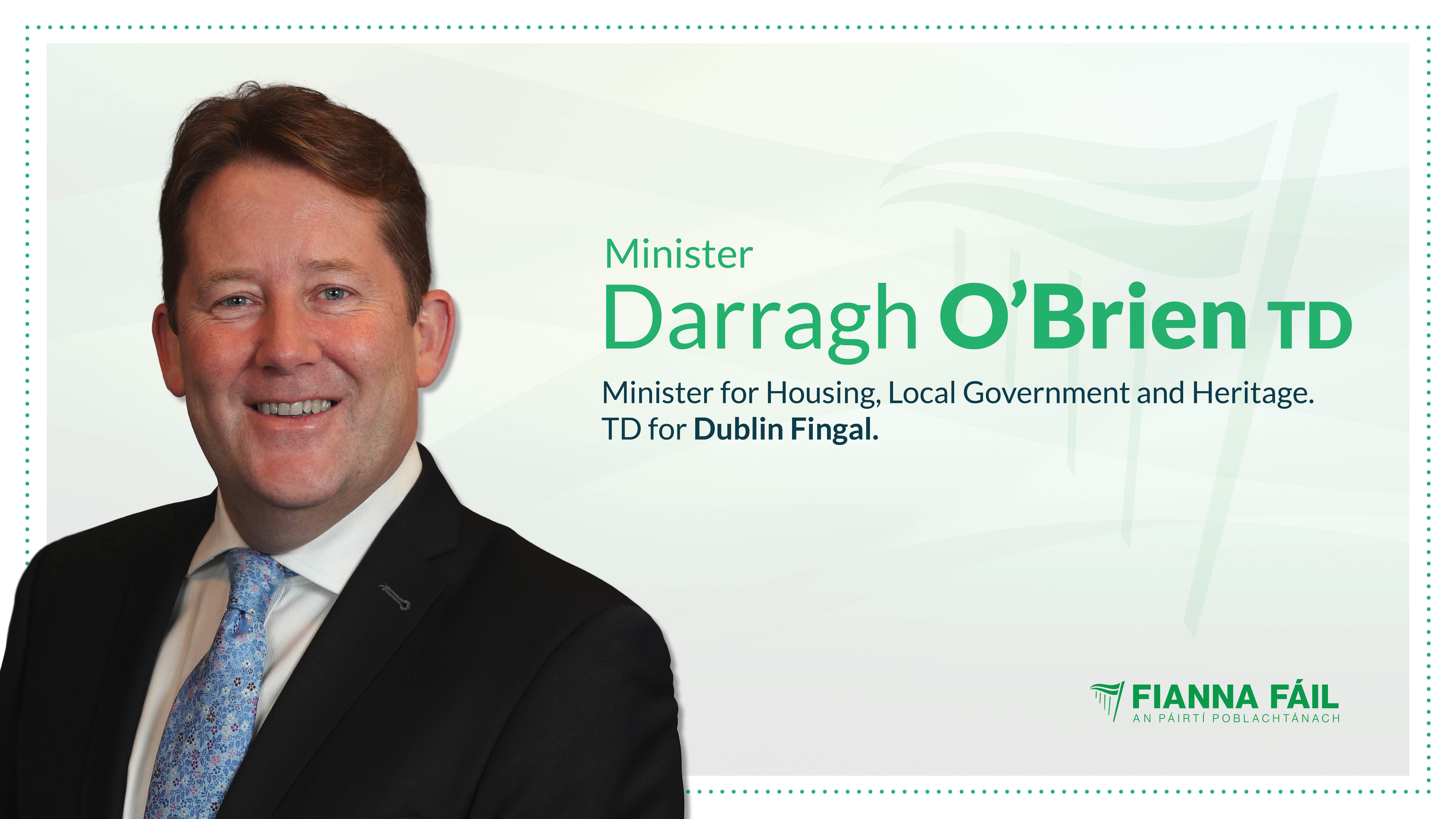 Minister O’Brien extends Local Authority mortgage payment break
