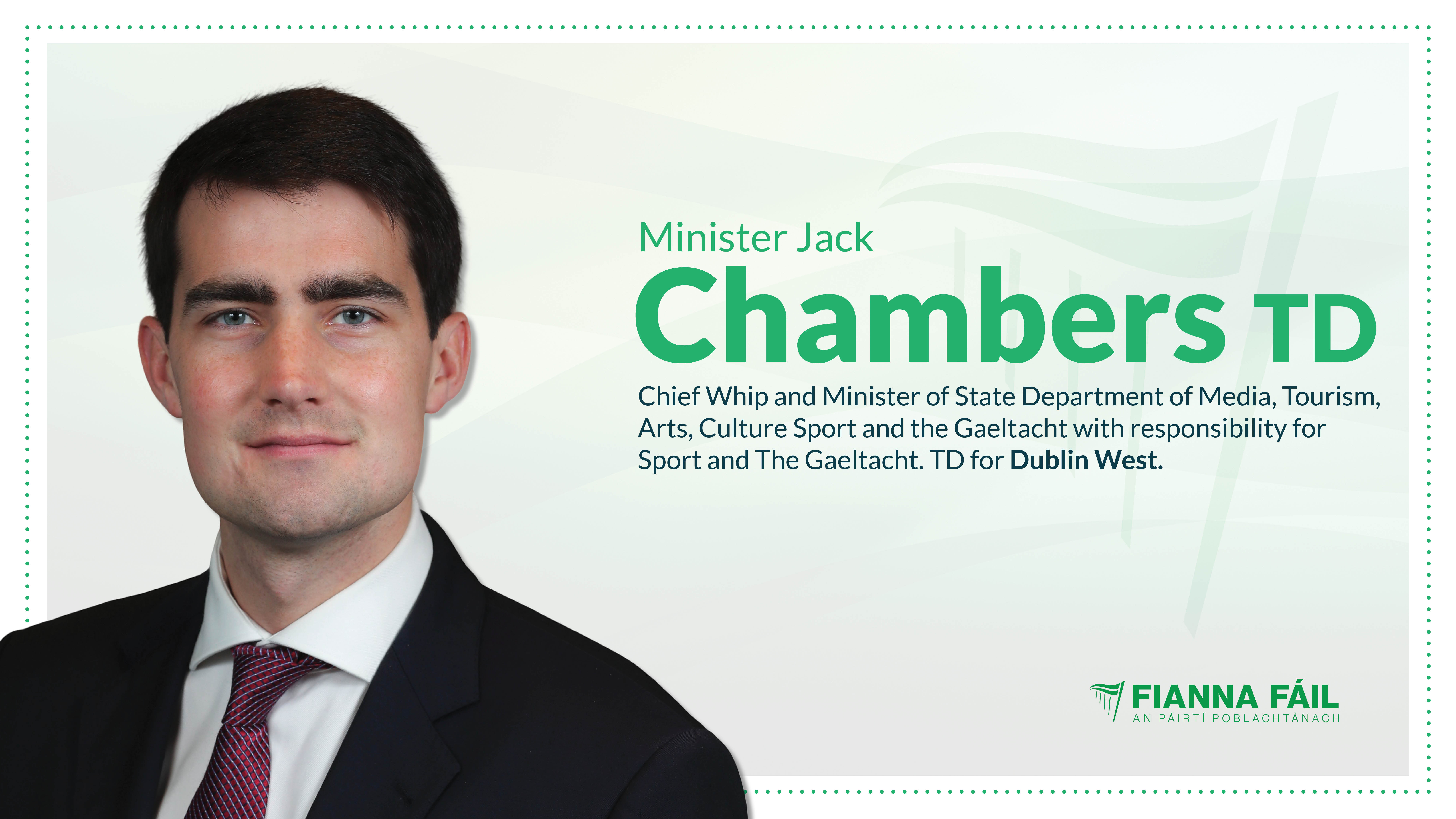 Spring Legislation Programme published by Government Chief Whip Jack Chambers