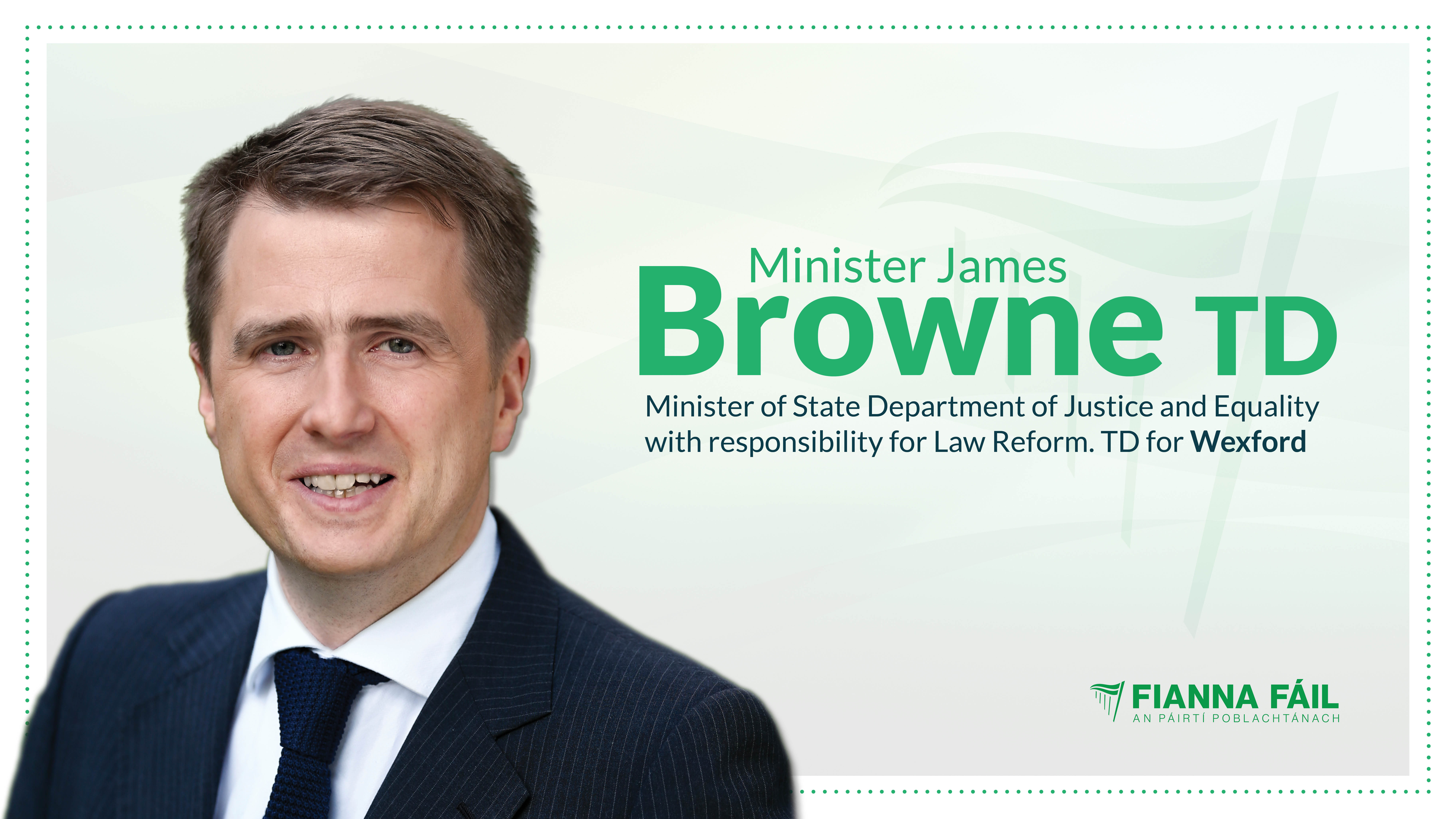 Minister Browne launches Youth Justice Strategy 2021-2027