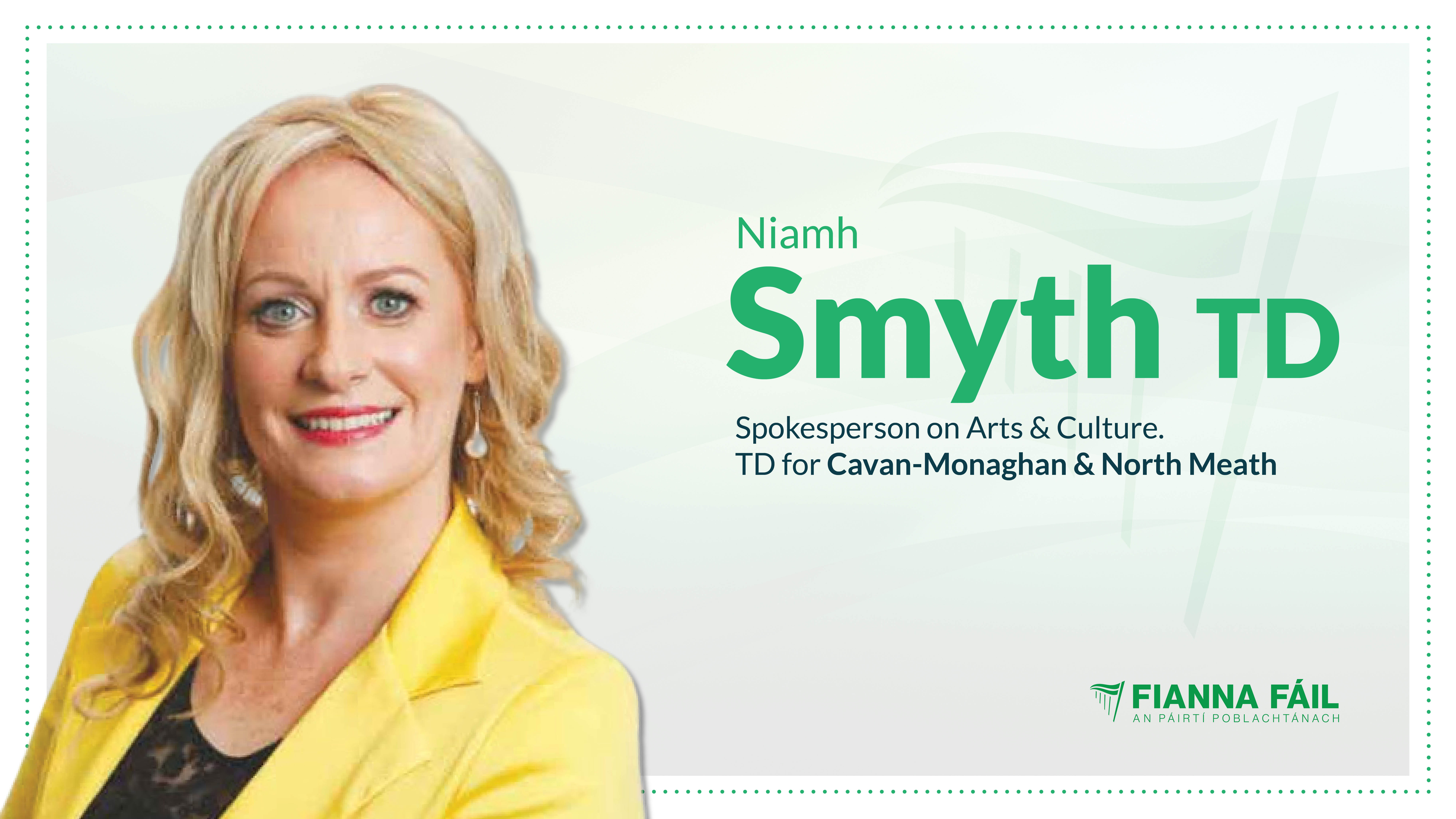 Smyth welcomes initiative to support the arts and creative practice