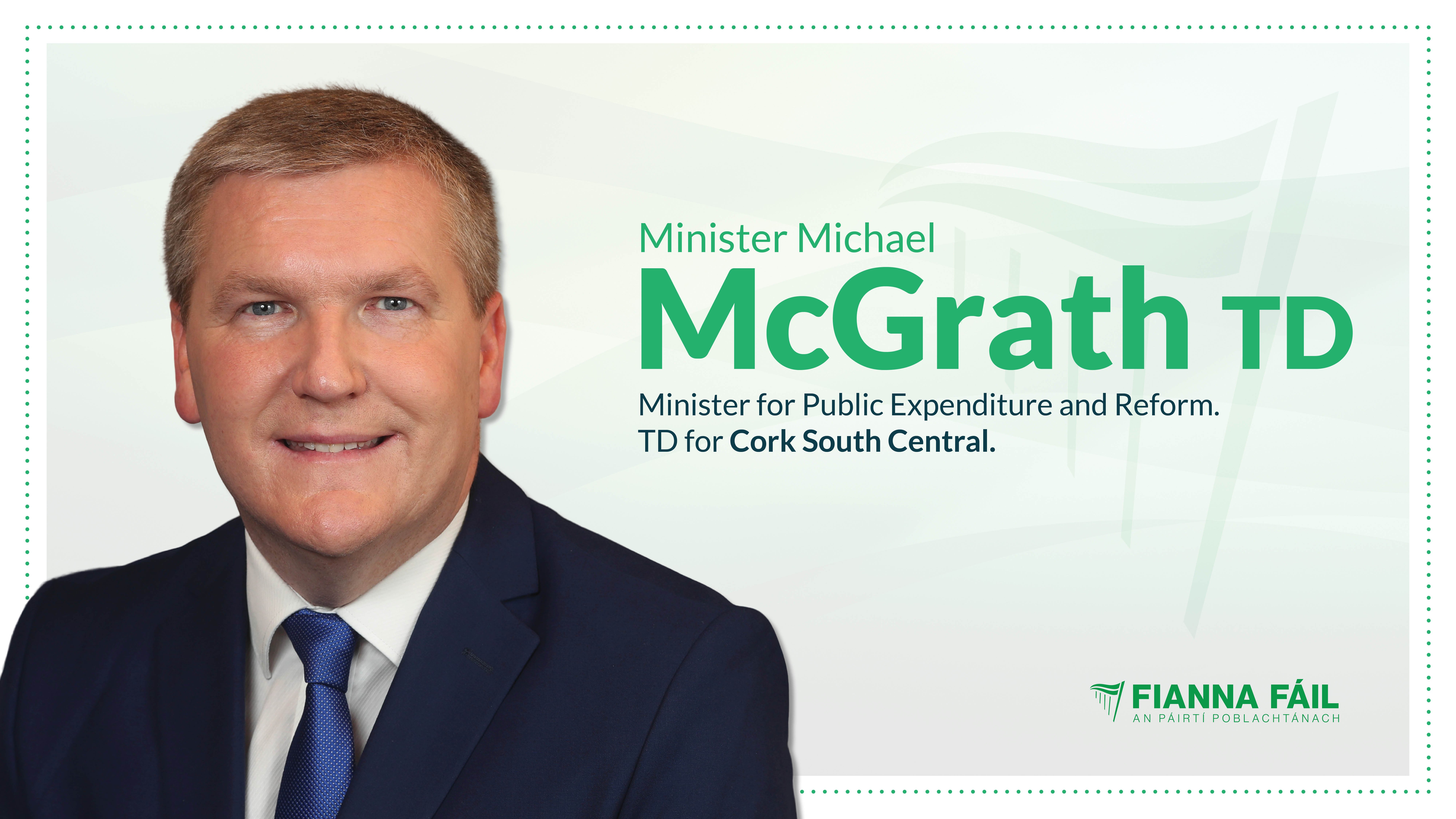 Minister McGrath welcomes increase in Good Cause lottery funding to €289m in 2021