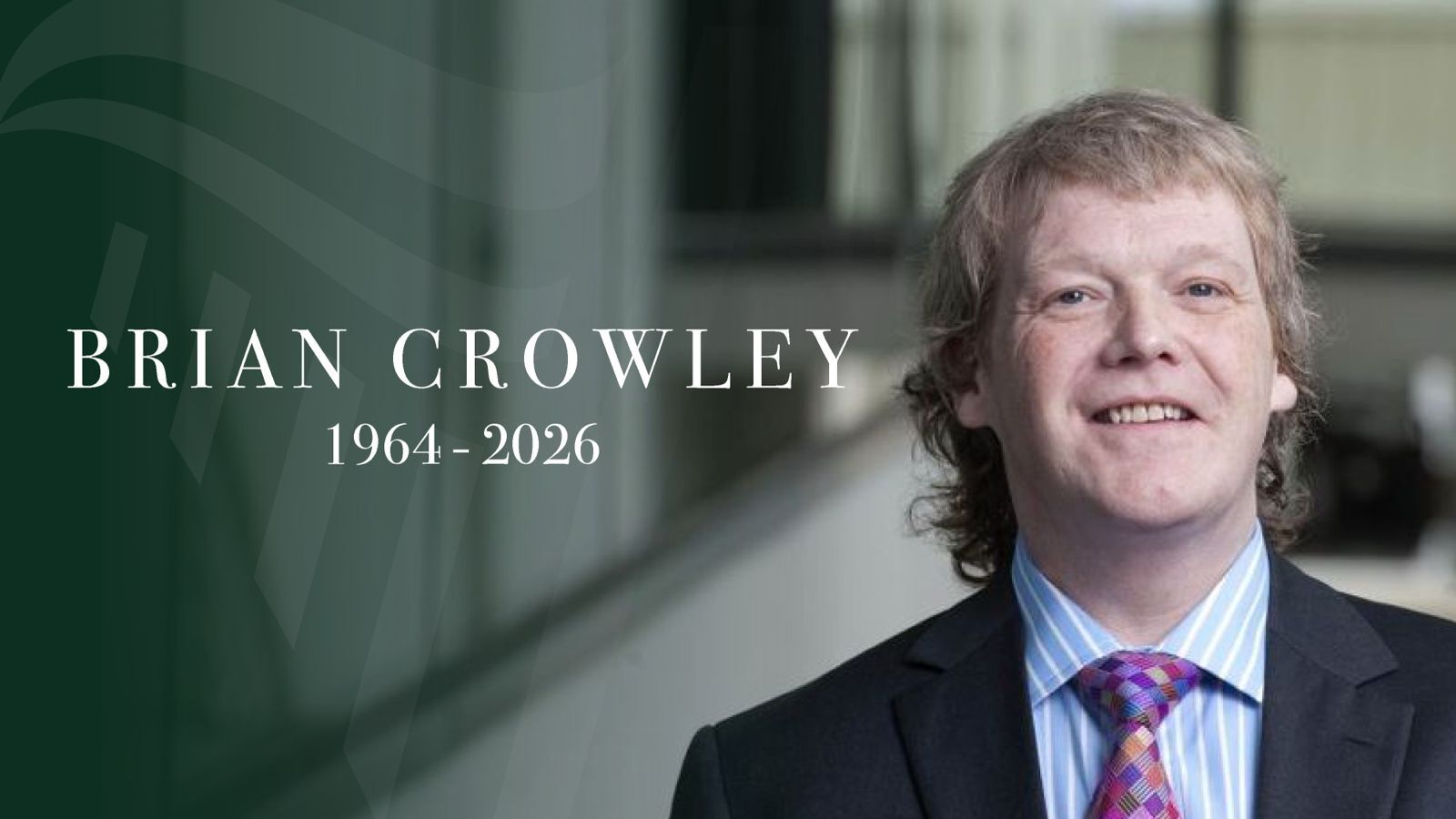 Taoiseach and Fianna Fáil Leader Micheál Martin TD has paid tribute to former MEP Brian Crowley