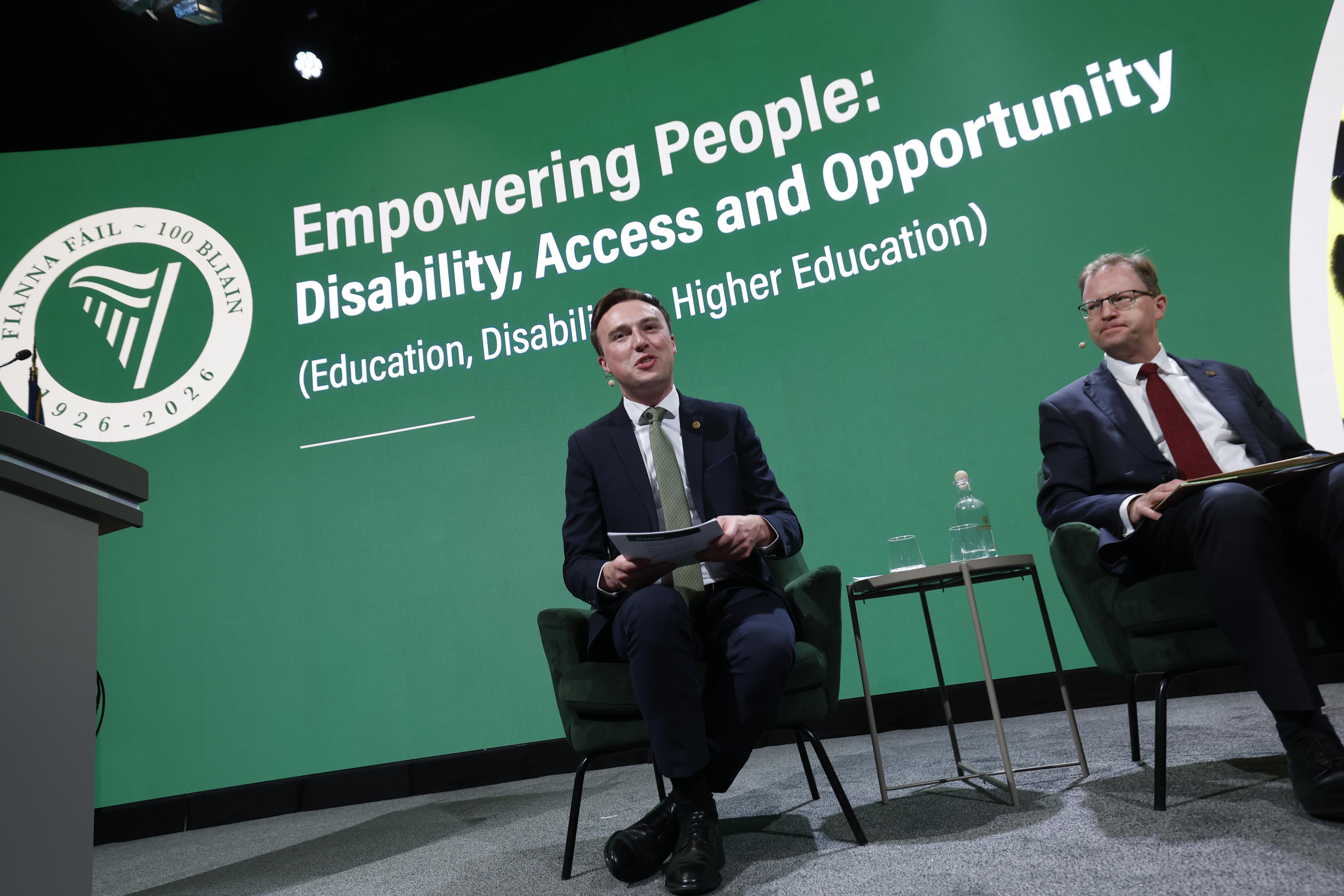 Ryan O’Meara Chairs Ard Fheis Discussion on Education, Disability and Opportunity