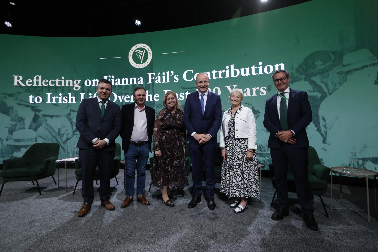 Deputy Shane Moynihan Pays Tribute to 100 Years of Fianna Fáil at Ard Fheis Centenary Session